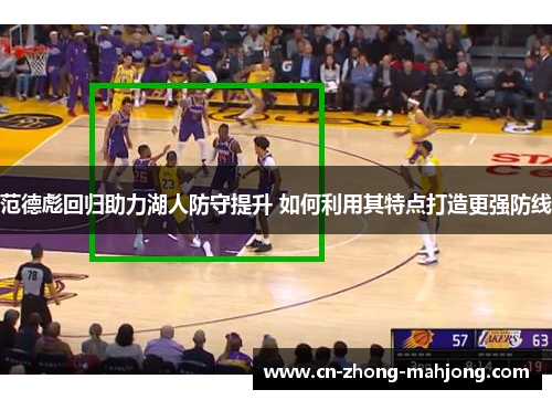 范德彪回归助力湖人防守提升 如何利用其特点打造更强防线